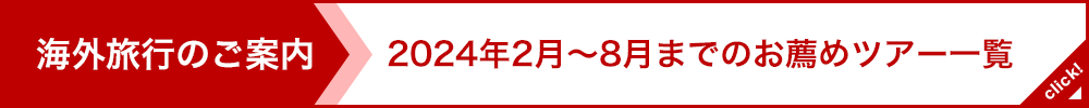 2024年2月～8月までのお薦めツアー一覧